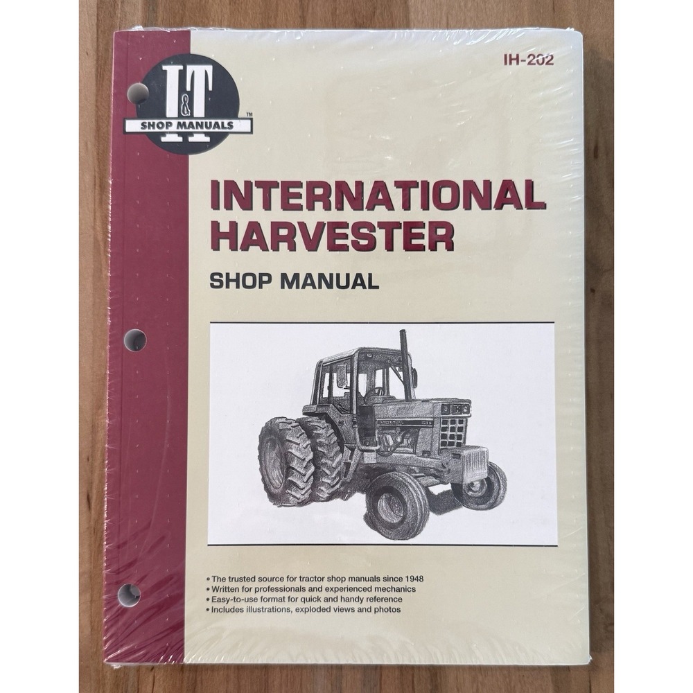 New/Sealed I&T Shop Manuals Service Manual For International Harvester IH-202